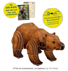 3D Mini-Bausatz - Bär