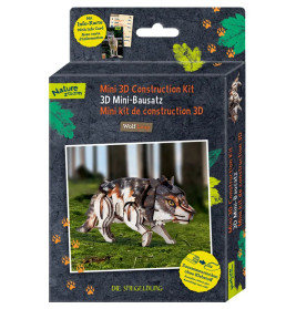 3D Mini-Bausatz - Wolf