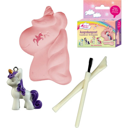 Mini Ausgrabungsset - Einhorn-Anhänger