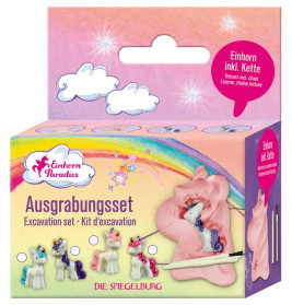Mini Ausgrabungsset - Einhorn-Anhänger