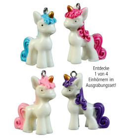 Mini Ausgrabungsset - Einhorn-Anhänger