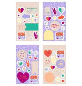 Sticker - Friends Forever - Stickerbögen mit Herz   Power