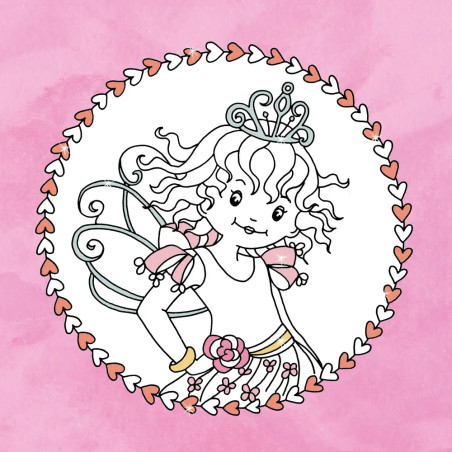 Glitzer-Malblock (Prinzessin Lillifee)