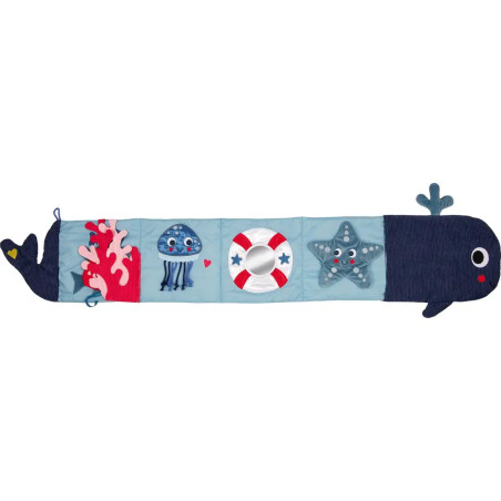 CosyBooks: Babys Activity-Kissen - Lieber Wal