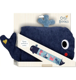 CosyBooks: Babys Activity-Kissen - Lieber Wal