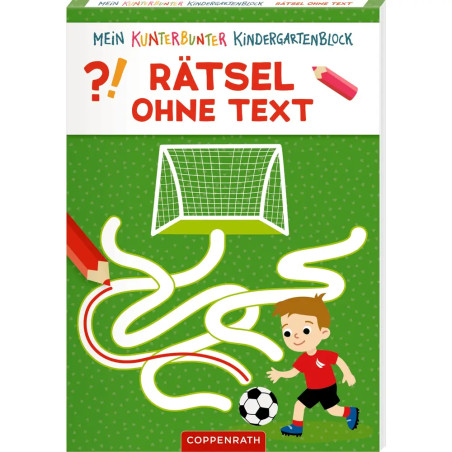 Mein kunterbunter Kindergartenblock - Rätsel ohne Text (Sport)
