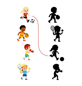 Mein kunterbunter Kindergartenblock - Rätsel ohne Text (Sport)