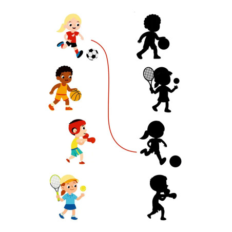 Mein kunterbunter Kindergartenblock - Rätsel ohne Text (Sport)