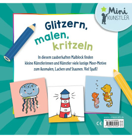 Mein erster Glitzer-Malspaß – Meer und Ozean - Mit 16 bunten Glitzerseiten
