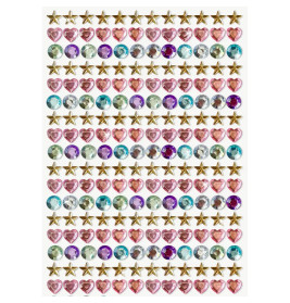 Mein erster Malblock mit Glitzersteinchen – Zauberprinzessin - 200 extragroße Diamant-Sticker
