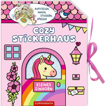 Cozy Stickerhaus - Kleines Einhorn