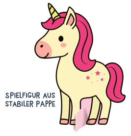 Cozy Stickerhaus - Kleines Einhorn