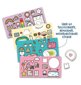 Cozy Stickerhaus - Kleines Einhorn