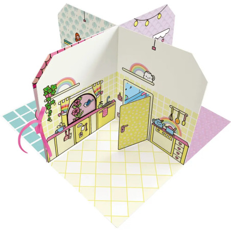 Cozy Stickerhaus - Kleines Einhorn