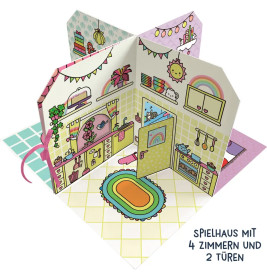 Cozy Stickerhaus - Kleines Einhorn