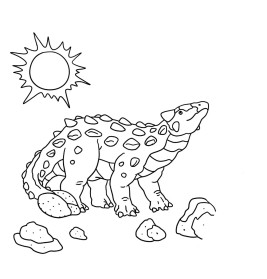 Malbuch (T-Rex World)