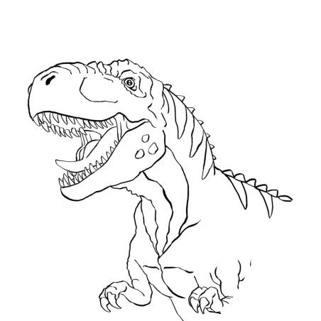 Malbuch (T-Rex World)