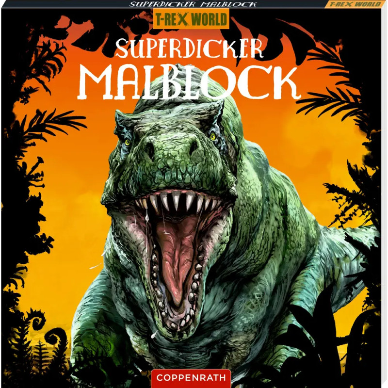 Superdicker Malblock - 70 spannende Motive! (T-Rex World)