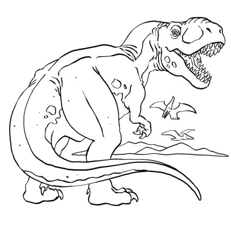Superdicker Malblock - 70 spannende Motive! (T-Rex World)