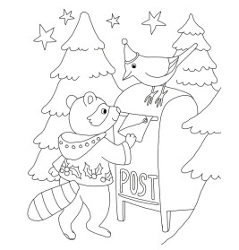 Metallic-Malblock - Frohe Weihnachten!