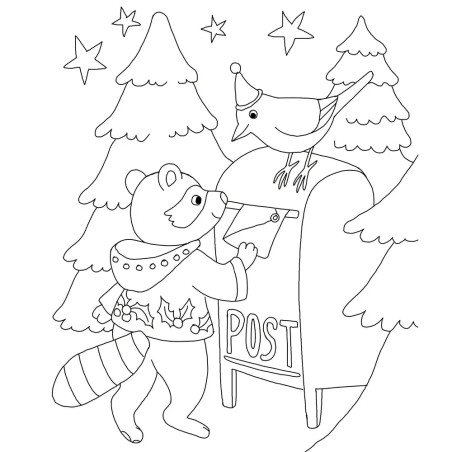Metallic-Malblock - Frohe Weihnachten!