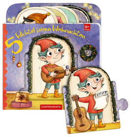 Mein Mitmach-Puzzle-Buch: 5 Wichtel feiern Weihnachten