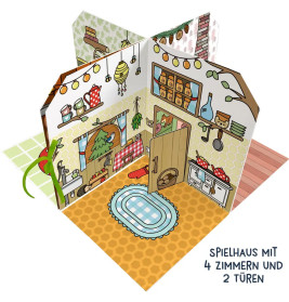 Cozy Stickerhaus - Kleiner Bär