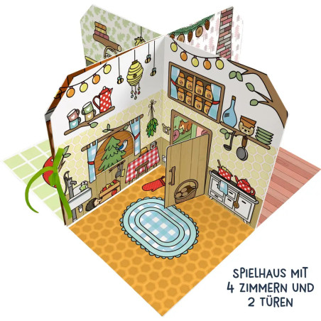 Cozy Stickerhaus - Kleiner Bär