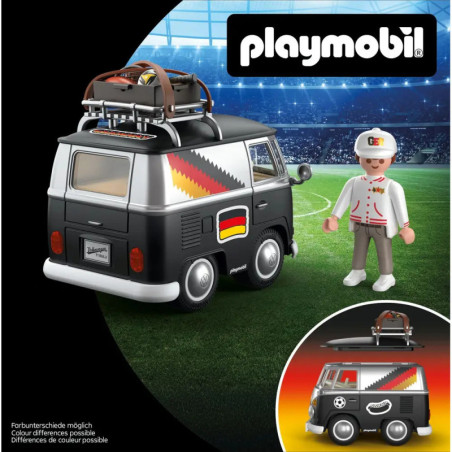PLAYMOBIL Volkswagen T1 Camper GER Edition (72313) – Detailgetreues Modell mit Ausstattung