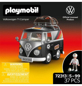 PLAYMOBIL Volkswagen T1 Camper GER Edition (72313) – Detailgetreues Modell mit Ausstattung