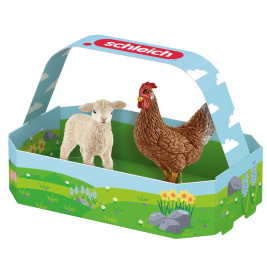 Schleich® Mein tierischer Osterkorb – Detailgetreue Tierminiaturen zum Sammeln (42812)