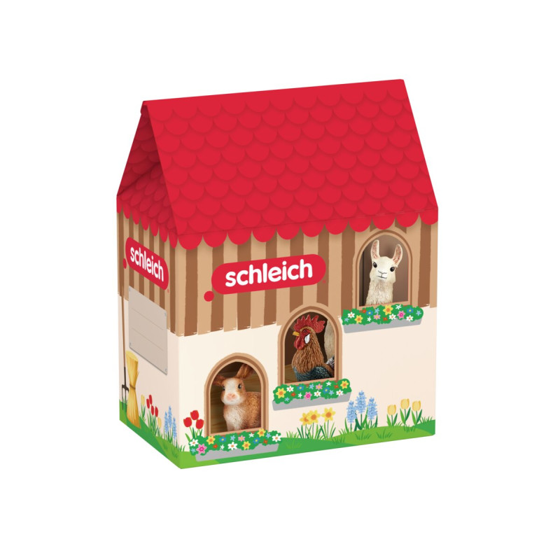 Schleich® Mein tierischer Osterstall – Bauernhof-Set mit Tieren & Zubehör (42813)