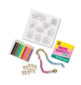 SES Creative Mini Shrinkies: Charms Best Friends Bastelset – Freundschafts-Schmuck selbst gestalten