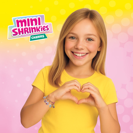 SES Creative Mini Shrinkies: Charms Best Friends Bastelset – Freundschafts-Schmuck selbst gestalten