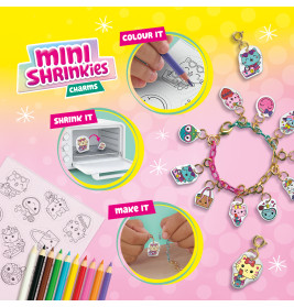 SES Creative Mini Shrinkies: Charms Fashion Party Bastelset – Mode-Schmuck selbst gestalten