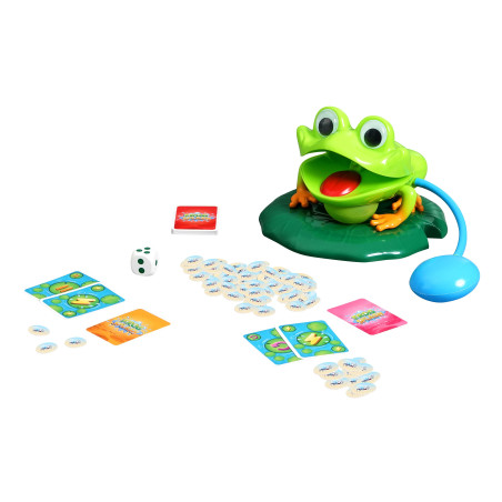 Piatnik Frog Splash – Lustiges Geschicklichkeitsspiel für 2-4 Spieler ab 5 Jahren | Familien-Hit