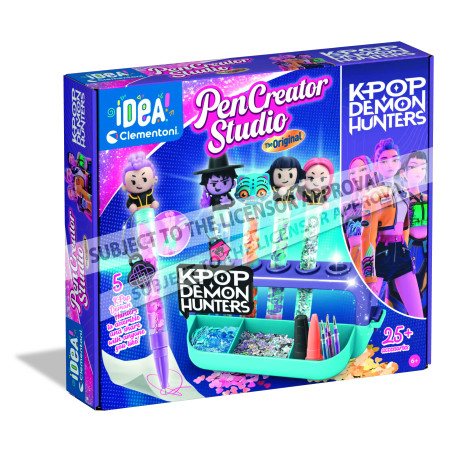 Clementoni Stift-Atelier: KPOP Demon Hunters Kreativset | Stifte gestalten | Ab 3 J.