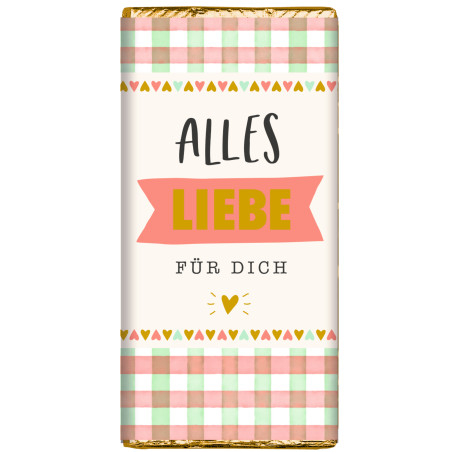 Glücks-Schokolade - Viel Glück (30 g), sortiert