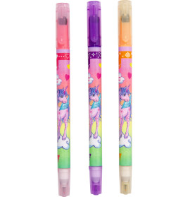 Fineliner mit Rollstempel - Einhorn-Paradies