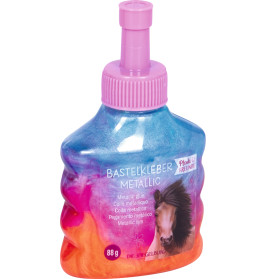 Bastelkleber Metallic - Pferdefreunde, s