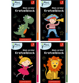 Meine 1. Kratzelbilder (Mini-Künstler),