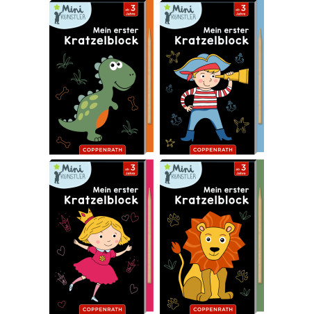 Meine 1. Kratzelbilder (Mini-Künstler),