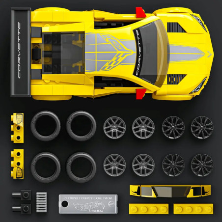 Mattel Brick Shop Hot Wheels Speed Corvette