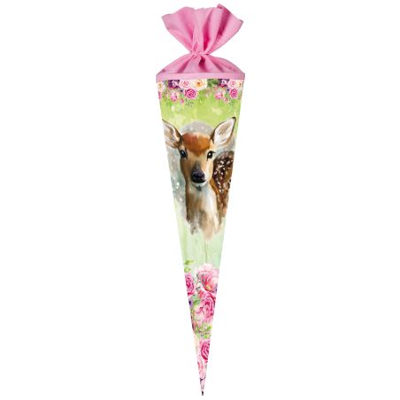 Nestler Schultüte Rehkitz 70 cm – Magischer Schulstart mit süßem Design