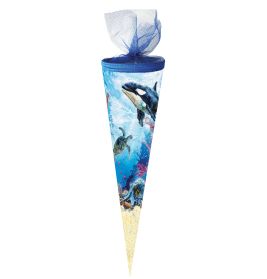Schultüte Meereswelten 35 cm rund