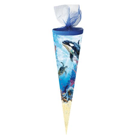 Schultüte Meereswelten 35 cm rund