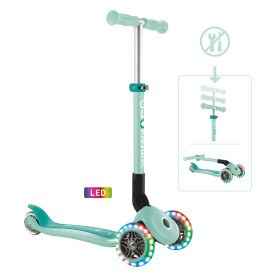 GLOBBER JUNIOR FOLDABLE LIGHTS mint, mit Leuchtrollen