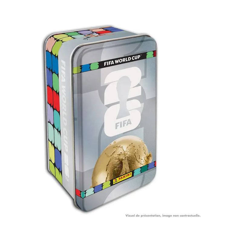 FIFA WM 26 Sticker Classic Tin – Stilvolle Sammeldose mit Sticker-Packs | Offizielles Lizenzprodukt