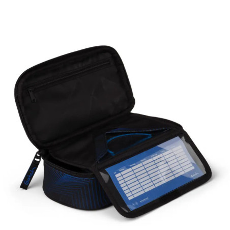 Satch Schlamperbox Seismic Blue – Stifteetui / Federmappe für Schule & Uni