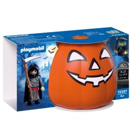 PLAYMOBIL Kürbis Sensenmann 72357 – Grusel-Figur für deine Halloween-Welt